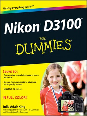 cover image of Nikon D3100 For Dummies